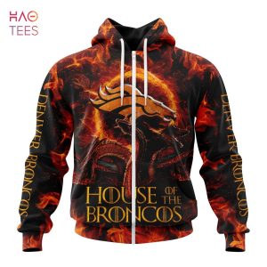 BEST NFL Denver Broncos GAME OF THRONES – HOUSE OF THE BRONCOS 3D Hoodie