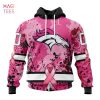 BEST NFL Denver Broncos, Specialized Design I Pink I Can! Fearless Again Breast Cancer 3D Hoodie