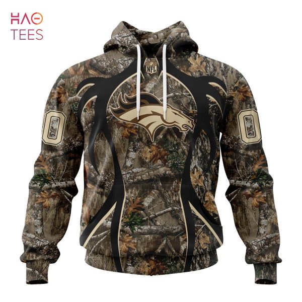 BEST NFL Denver Broncos, Speicla Camo Realtree Hunting 3D Hoodie