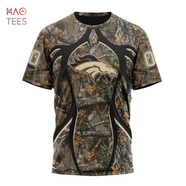 BEST NFL Denver Broncos, Speicla Camo Realtree Hunting 3D Hoodie