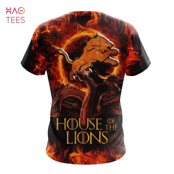 BEST NFL Detroit Lions GAME OF THRONES – HOUSE OF THE LIONS 3D Hoodie