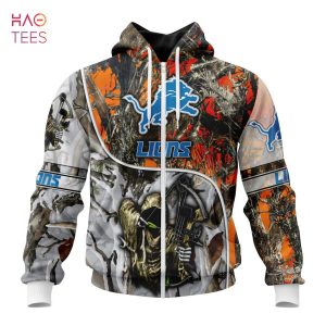 BEST NFL Detroit Lions Special Fall And Winter Bow Hunting 3D Hoodie