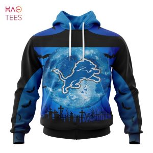 BEST NFL Detroit Lions, Specialized Halloween Concepts Kits – SH01 3D Hoodie