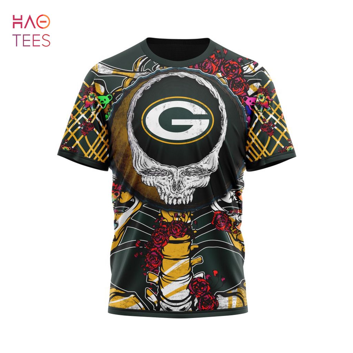 BEST NFL Green Bay Packers Mix Grateful Dead, Personalized Name & Number  Specialized Concepts Kits 3D