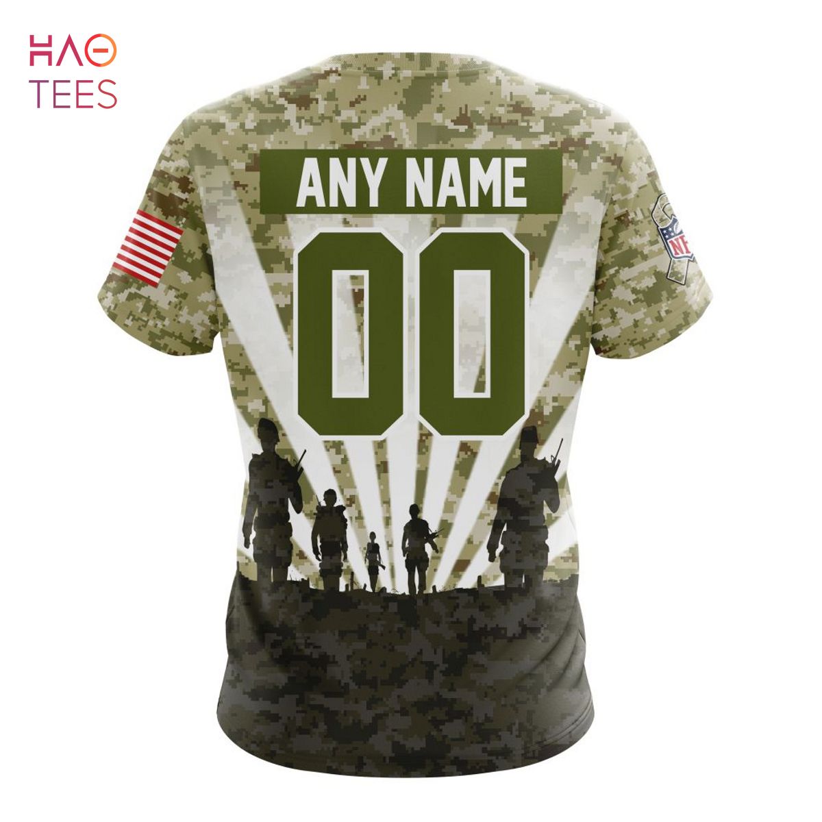 BEST NFL Personalized Green Bay Packers Salute To Service White