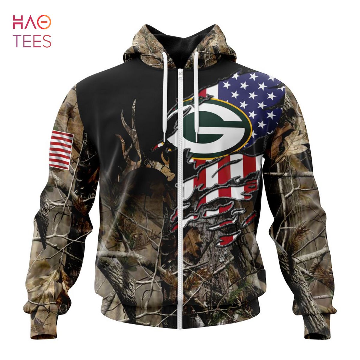 BEST NFL Green Bay Packers Special Camo Realtree Hunting 3D Hoodie BEST NFL Green Bay Packers Special Camo Realtree Hunting 3D Hoodie
