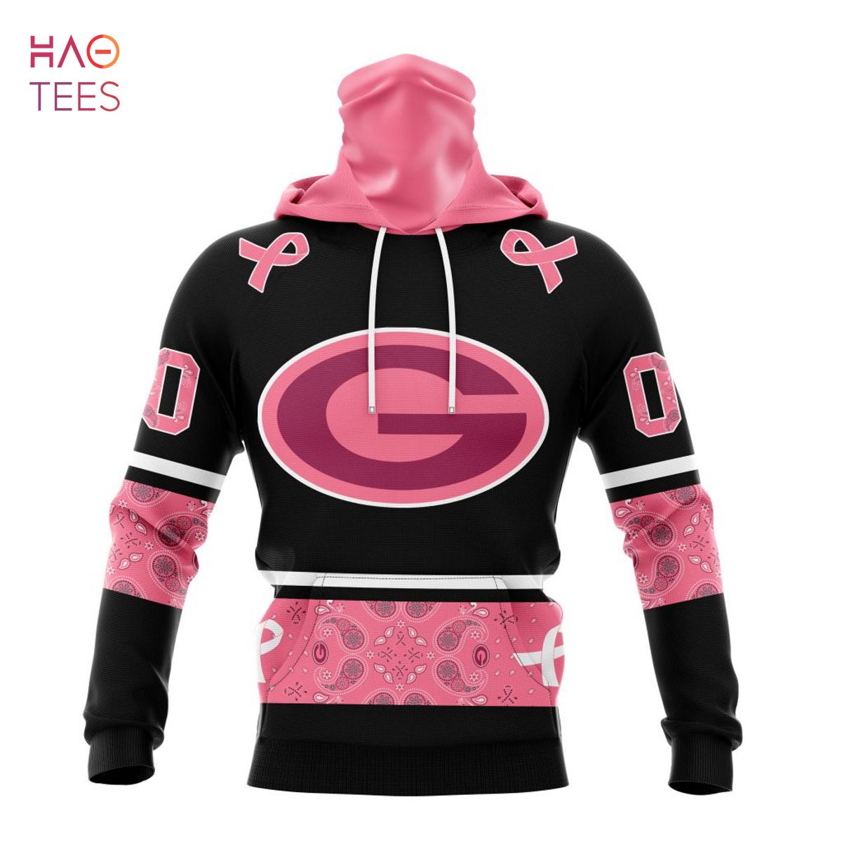 NFL Green Bay Packers 3D Hoodie Pink Can In October We Wear Pink