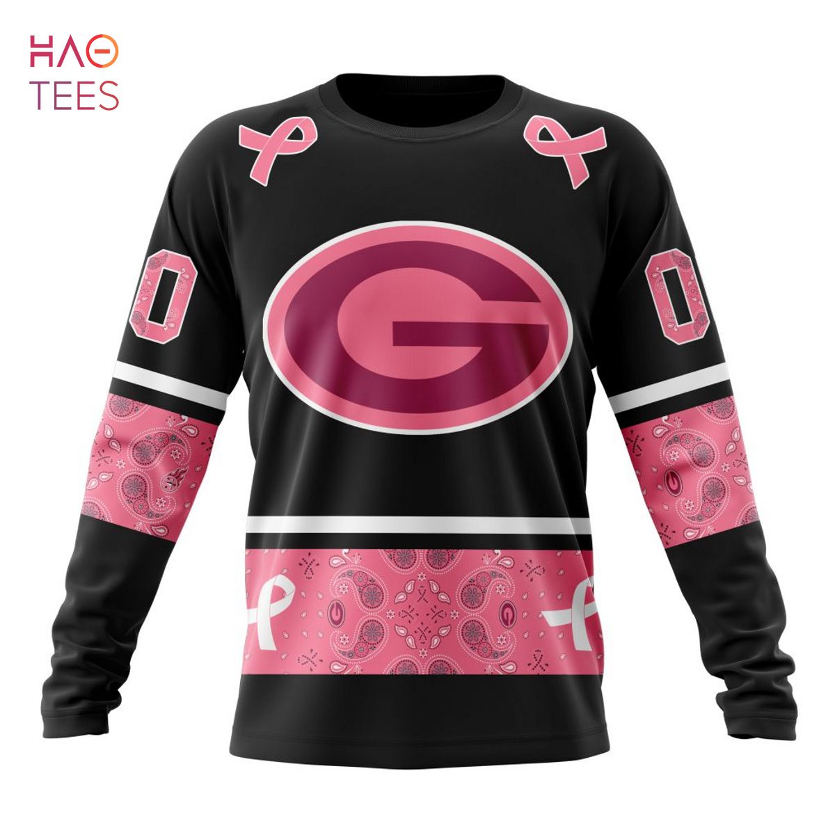 NFL Green Bay Packers Crewneck Sweatshirt I Pink I Can In October We Wear  Pink Breast