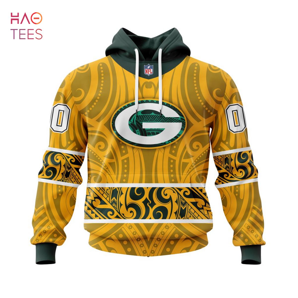 BEST NFL Green Bay Packers, Specialized Native With Samoa Culture 3D Hoodie