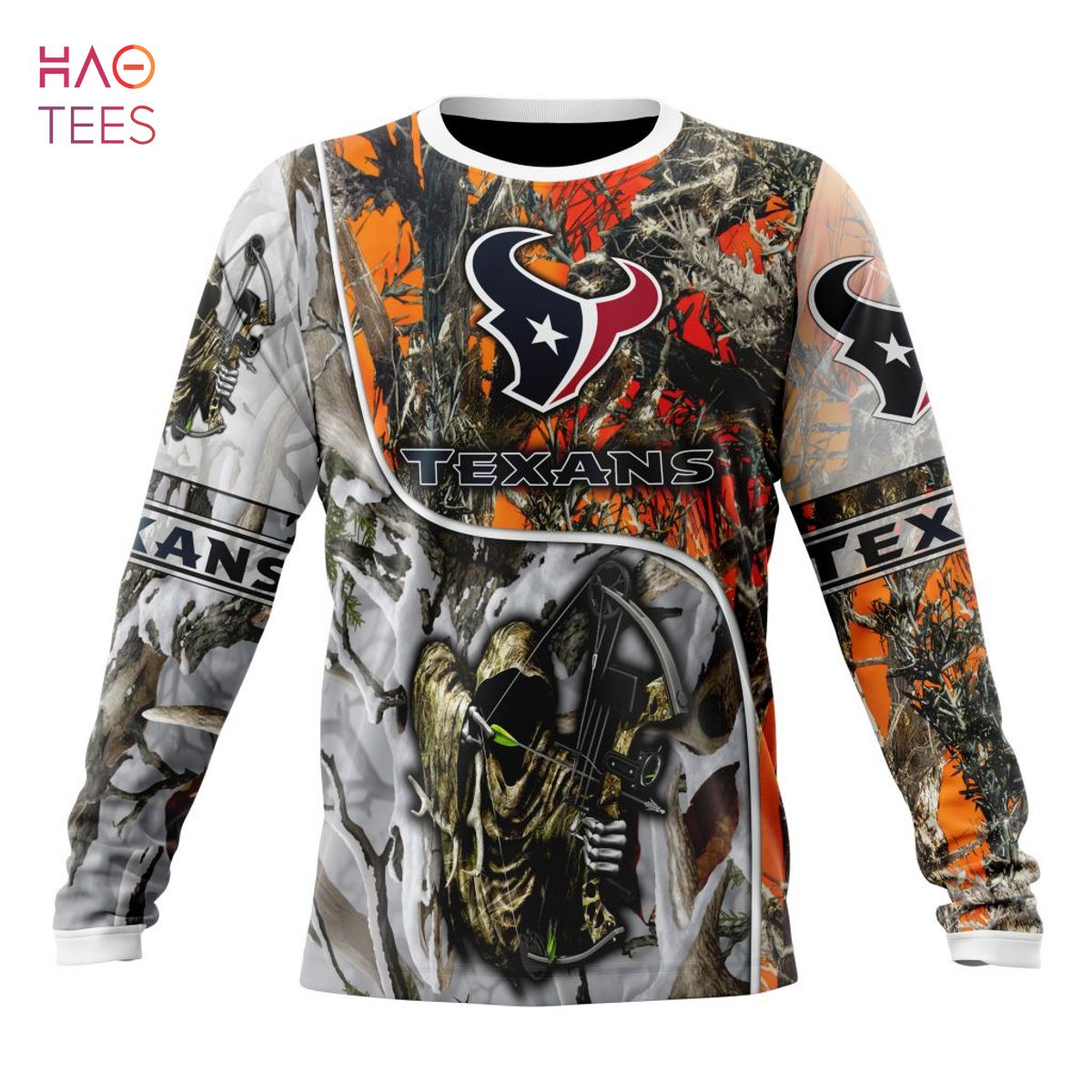 BEST NFL Houston Texans Special Fall And Winter Bow Hunting 3D Hoodie BEST NFL Houston Texans Special Fall And Winter Bow Hunting 3D Hoodie