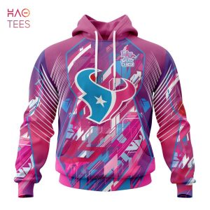 BEST NFL Houston Texans, Specialized Design I Pink I Can! Fearless Again Breast Cancer 3D Hoodie