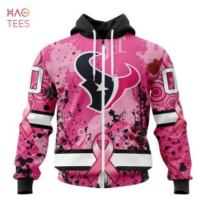 BEST NFL Houston Texans, Specialized Design I Pink I Can! IN OCTOBER WE WEAR PINK BREAST CANCER 3D Hoodie