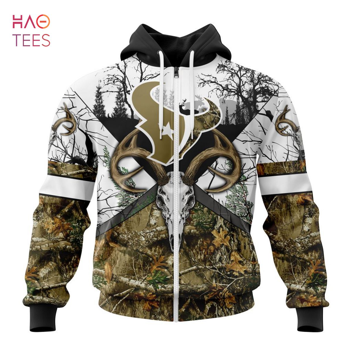 BEST NFL Houston Texans, Specialized Specialized Design Wih Deer Skull And Forest Pattern For Go Hunting 3D Hoodie BEST NFL Houston Texans, Specialized Specialized Design Wih Deer Skull And Forest Pattern For Go Hunting 3D Hoodie