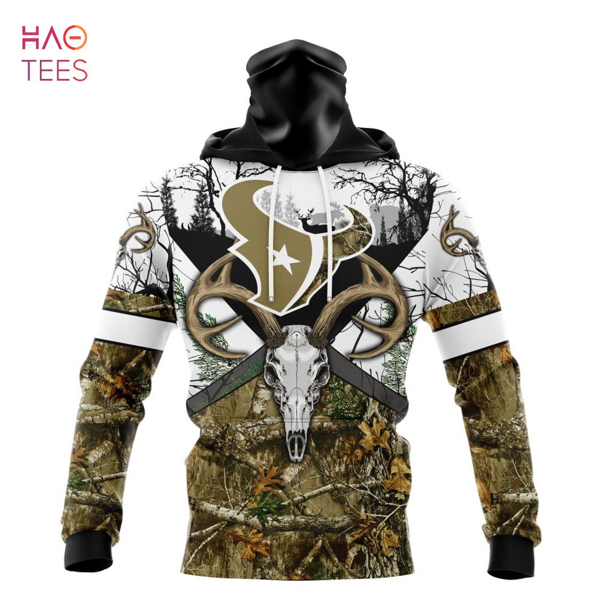 BEST NFL Houston Texans, Specialized Specialized Design Wih Deer Skull And Forest Pattern For Go Hunting 3D Hoodie BEST NFL Houston Texans, Specialized Specialized Design Wih Deer Skull And Forest Pattern For Go Hunting 3D Hoodie