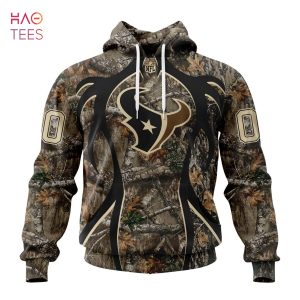 BEST NFL Houston Texans, Speicla Camo Realtree Hunting 3D Hoodie