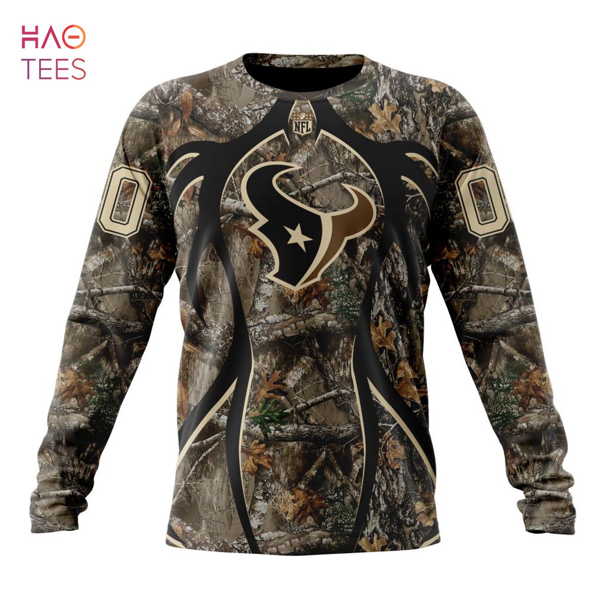 Houston Texans Hunting Camo 3D Hoodie All Over Printed Cool