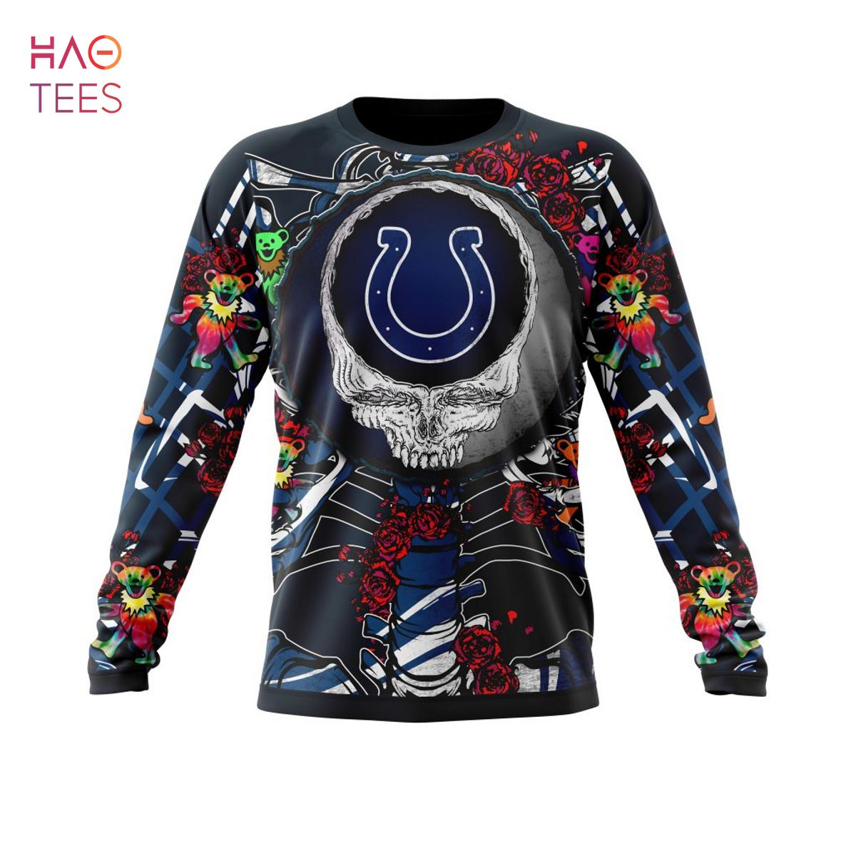 BEST NFL Indianapolis Colts Mix Grateful Dead, Personalized Name & Number Specialized Concepts Kits 3D Hoodie BEST NFL Indianapolis Colts Mix Grateful Dead, Personalized Name & Number Specialized Concepts Kits 3D Hoodie