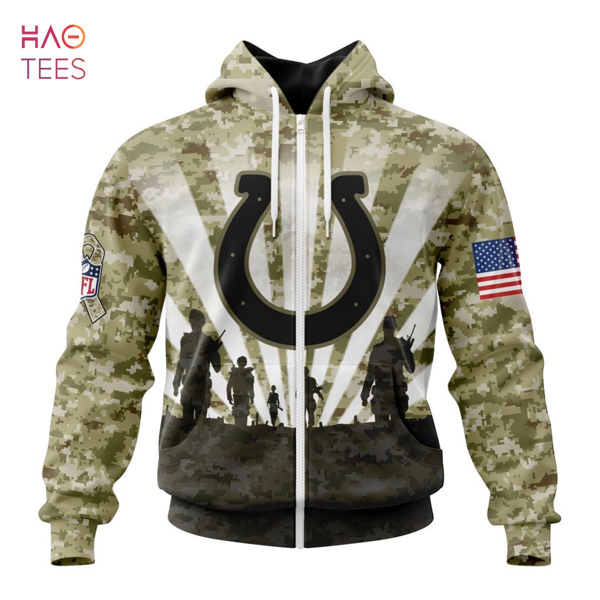 Colts veterans day store hoodie