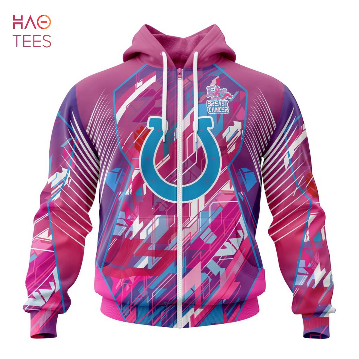 BEST NFL Indianapolis Colts, Specialized Design I Pink I Can! Fearless  Again Breast Cancer 3D Hoodie