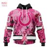 BEST NFL Indianapolis Colts, Specialized Design In Classic Style With Paisley! IN OCTOBER WE WEAR PINK BREAST CANCER 3D Hoodie