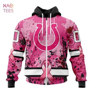 BEST NFL Indianapolis Colts, Specialized Design I Pink I Can! IN OCTOBER WE WEAR PINK BREAST CANCER 3D Hoodie