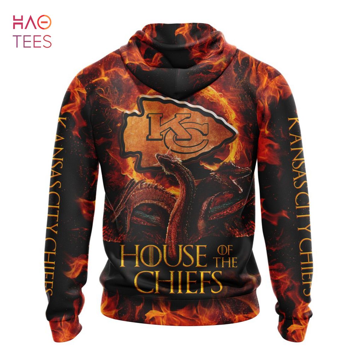 BEST NFL Kansas City Chiefs GAME OF THRONES - HOUSE OF THE CHIEFS 3D Hoodie