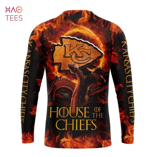 BEST NFL Kansas City Chiefs GAME OF THRONES – HOUSE OF THE CHIEFS 3D Hoodie