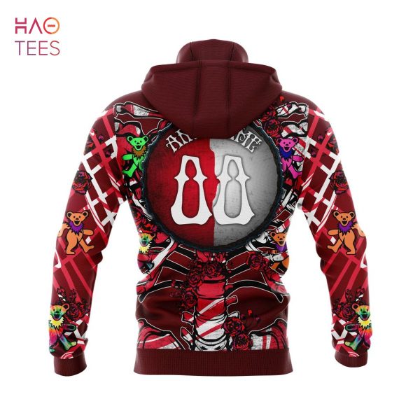 BEST NFL Kansas City Chiefs Mix Grateful Dead, Personalized Name & Number Specialized Concepts Kits 3D Hoodie