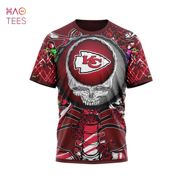 BEST NFL Kansas City Chiefs Mix Grateful Dead, Personalized Name & Number Specialized Concepts Kits 3D Hoodie
