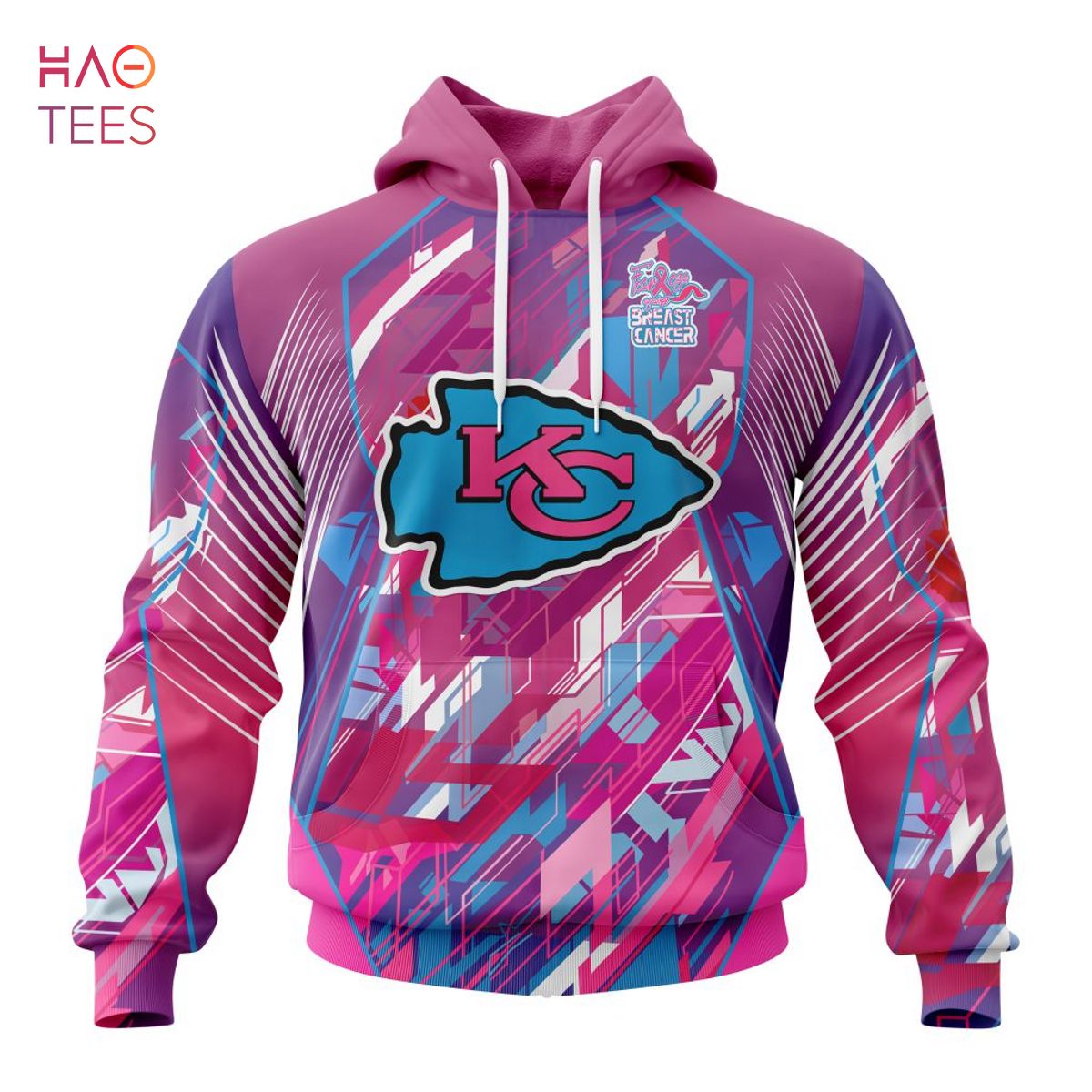 BEST NFL Kansas City Chiefs, Specialized Design I Pink I Can! Fearless Again Breast Cancer 3D Hoodie