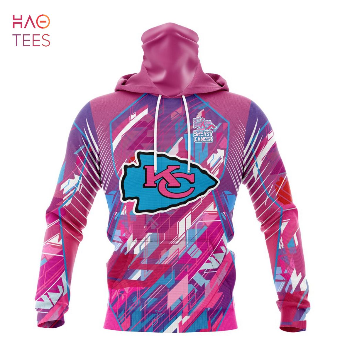 BEST NFL Kansas City Chiefs, Specialized Design I Pink I Can! Fearless Again Breast Cancer 3D Hoodie