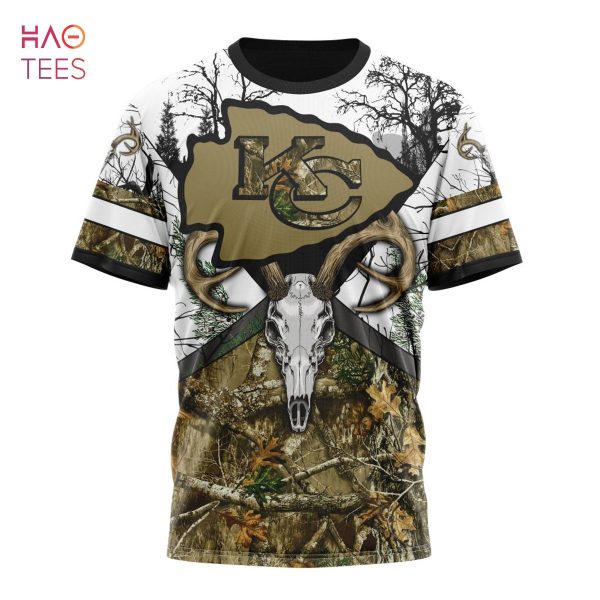 BEST NFL Kansas City Chiefs, Specialized Specialized Design Wih Deer Skull And Forest Pattern For Go Hunting 3D Hoodie