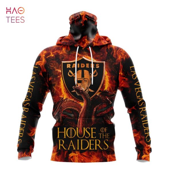 BEST NFL Las Vegas Raiders GAME OF THRONES – HOUSE OF THE RAIDERS 3D Hoodie