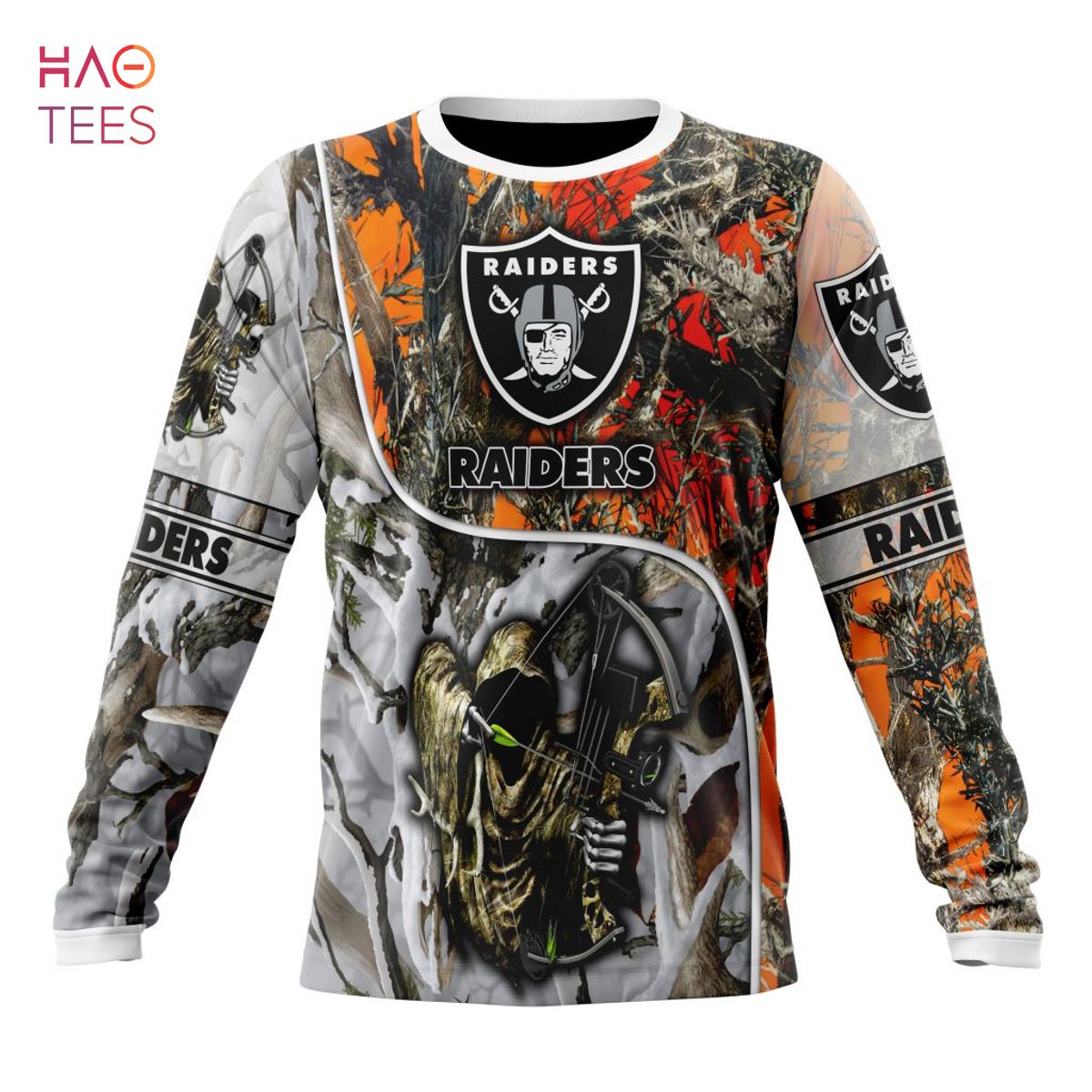 BEST NFL Las Vegas Raiders Special Fall And Winter Bow Hunting 3D Hoodie