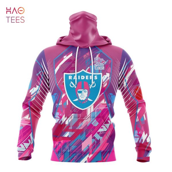 BEST NFL Las Vegas Raiders, Specialized Design I Pink I Can! Fearless Again Breast Cancer 3D Hoodie