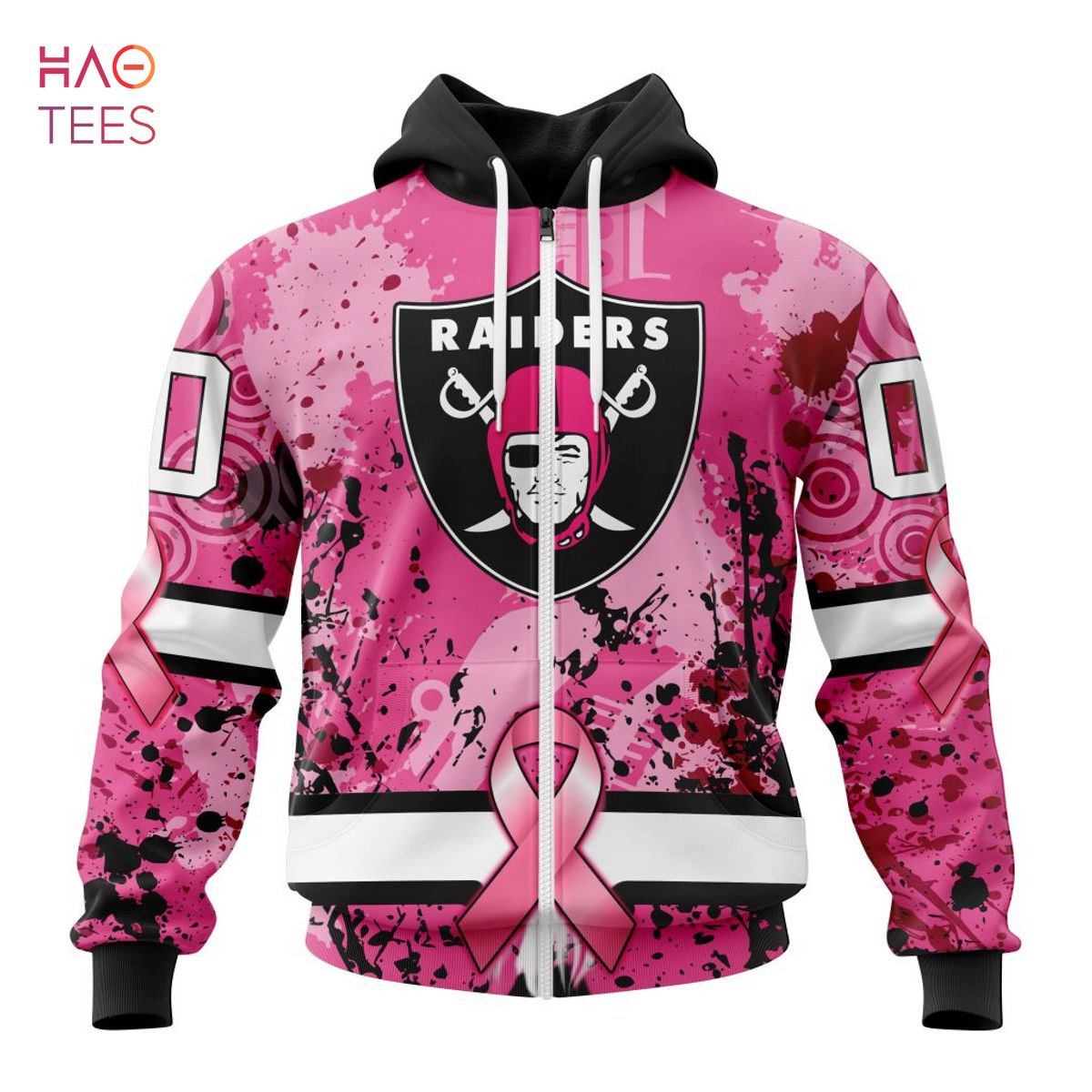 BEST NFL Las Vegas Raiders, Specialized Design I Pink I Can! IN OCTOBER WE WEAR PINK BREAST CANCER 3D Hoodie