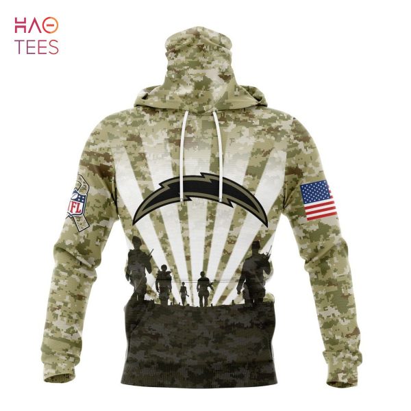 BEST NFL Los Angeles Chargers Salute To Service – Honor Veterans And Their Families 3D Hoodie