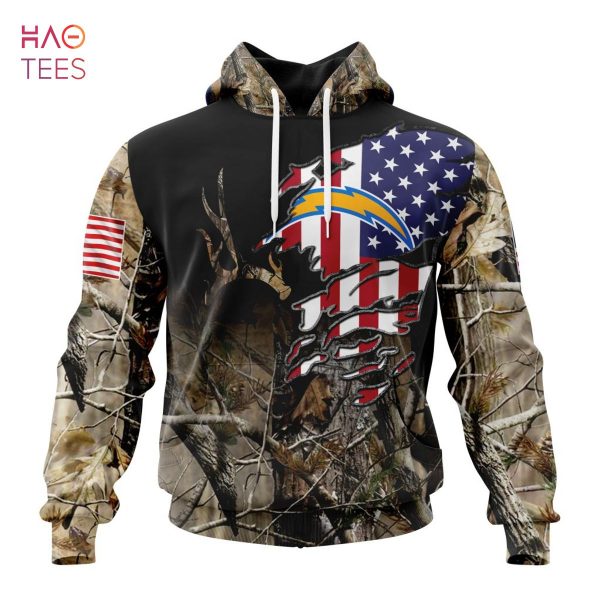 BEST NFL Los Angeles Chargers Special Camo Realtree Hunting 3D Hoodie