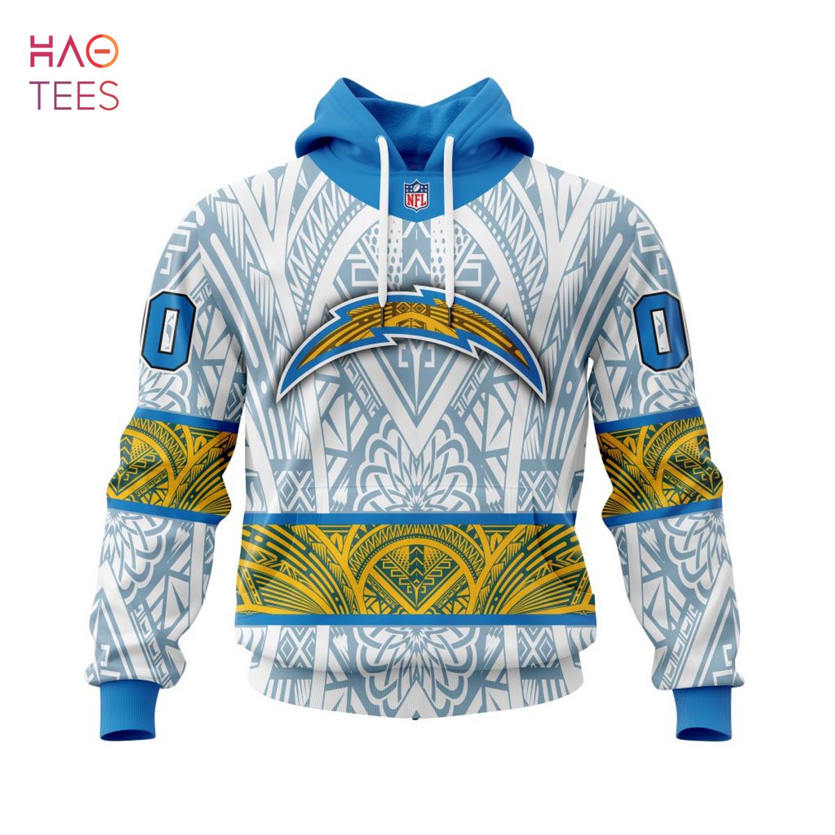 BEST NFL Los Angeles Chargers, Specialized Native With Samoa Culture 3D Hoodie