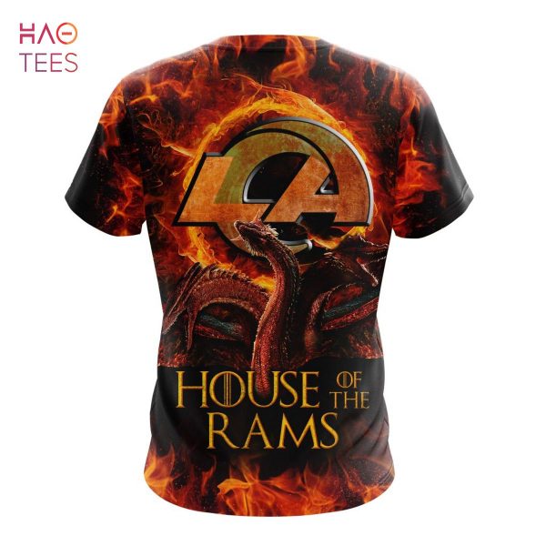 BEST NFL Los Angeles Rams GAME OF THRONES – HOUSE OF THE RAMS 3D Hoodie