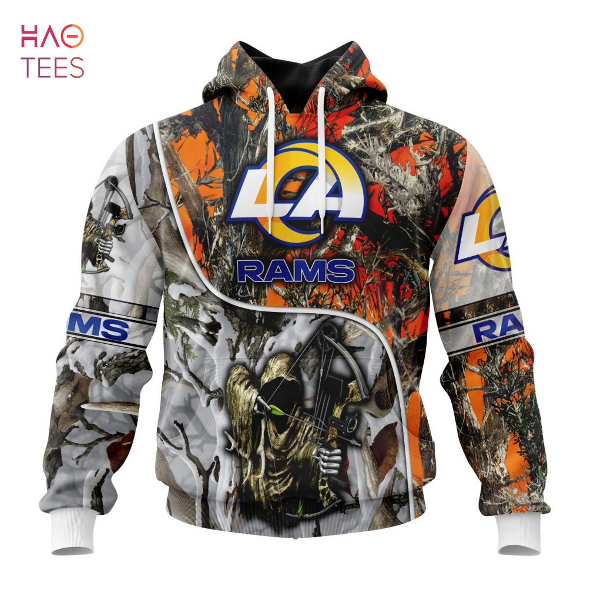 BEST NFL Los Angeles Rams Special Fall And Winter Bow Hunting 3D Hoodie
