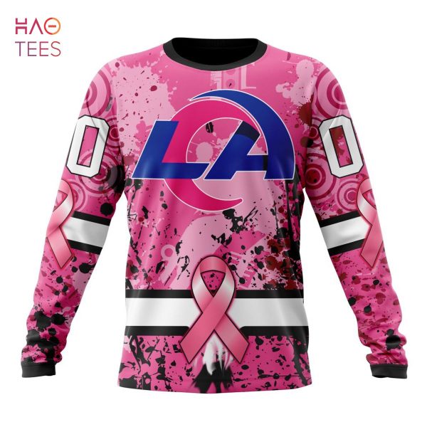 BEST NFL Los Angeles Rams, Specialized Design I Pink I Can! IN OCTOBER WE WEAR PINK BREAST CANCER 3D Hoodie