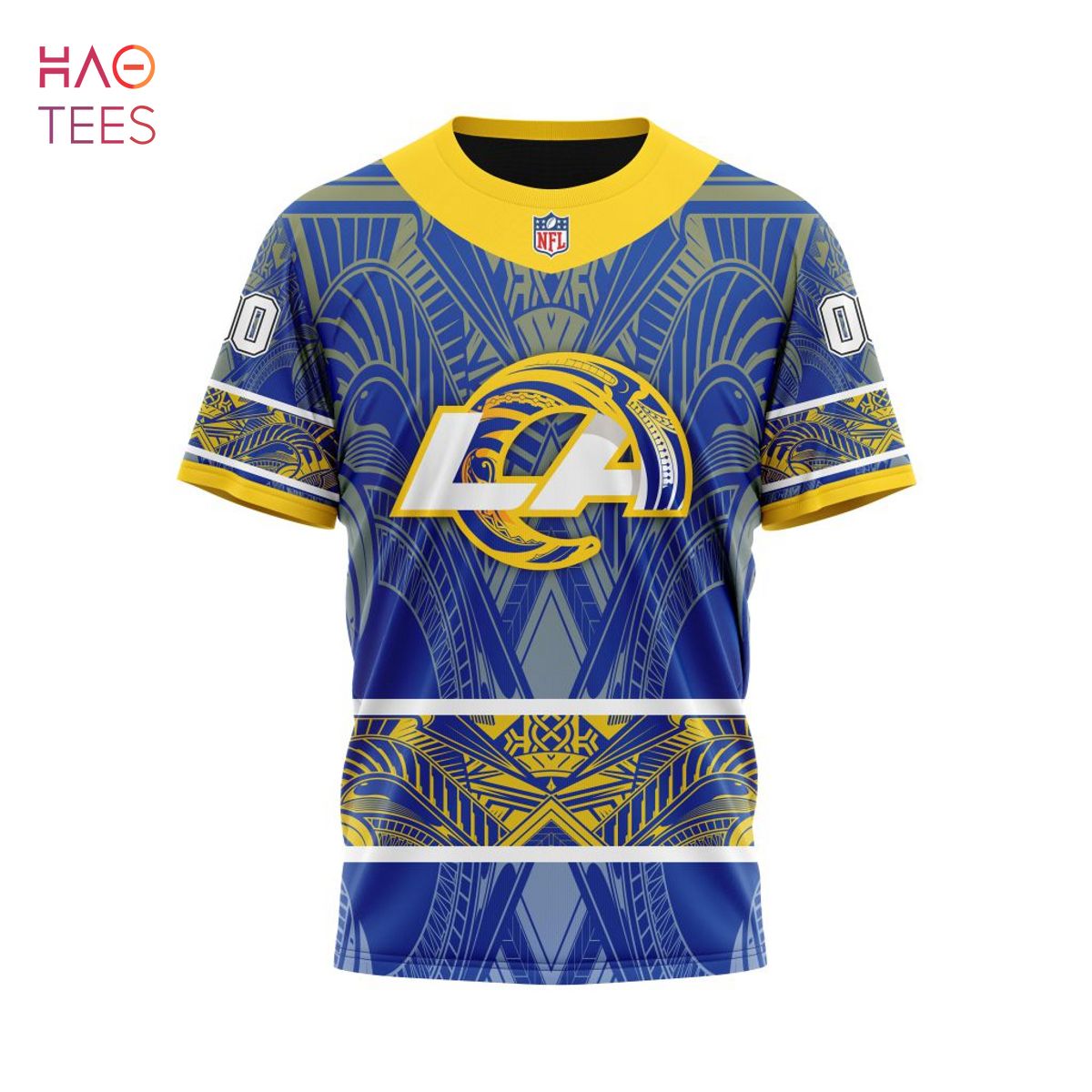 BEST NFL Los Angeles Rams, Specialized Native With Samoa Culture 3D Hoodie