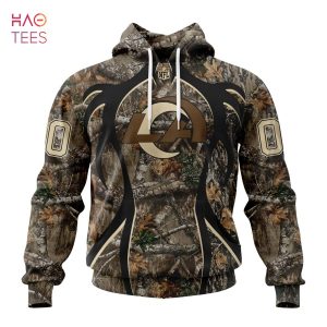 BEST NFL Los Angeles Rams, Speicla Camo Realtree Hunting 3D Hoodie
