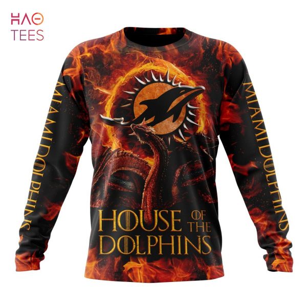 BEST NFL Miami Dolphins GAME OF THRONES – HOUSE OF THE DOLPHINS 3D Hoodie