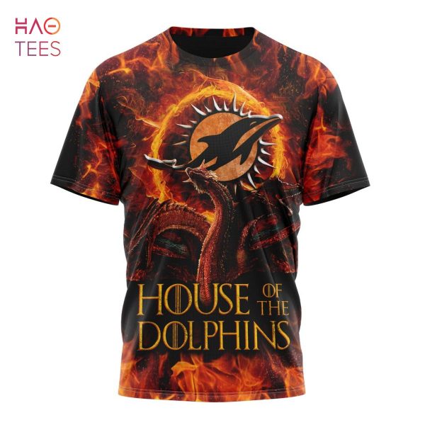 BEST NFL Miami Dolphins GAME OF THRONES – HOUSE OF THE DOLPHINS 3D Hoodie