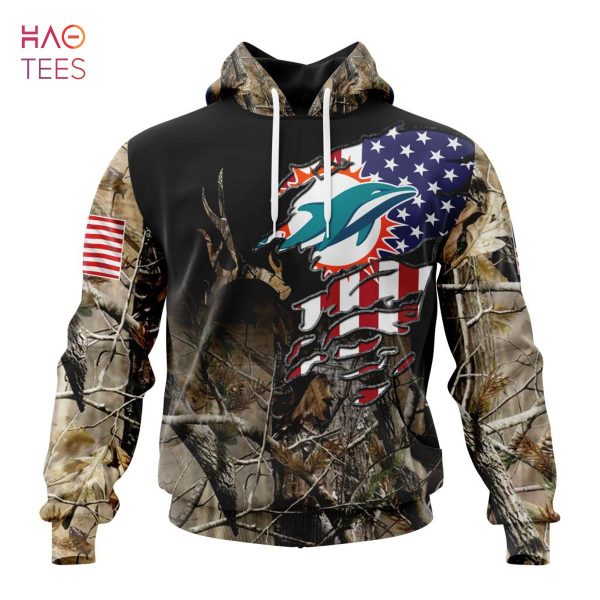 BEST NFL Miami Dolphins Special Camo Realtree Hunting 3D Hoodie