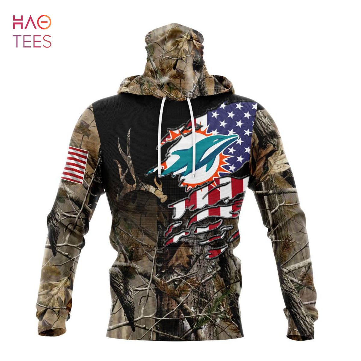 BEST NFL Miami Dolphins Special Camo Realtree Hunting 3D Hoodie