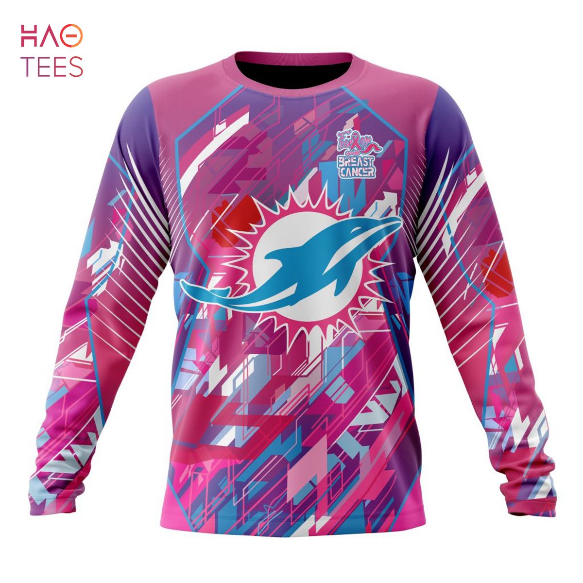 BEST NFL Miami Dolphins, Specialized Design I Pink I Can! Fearless Again Breast Cancer 3D Hoodie