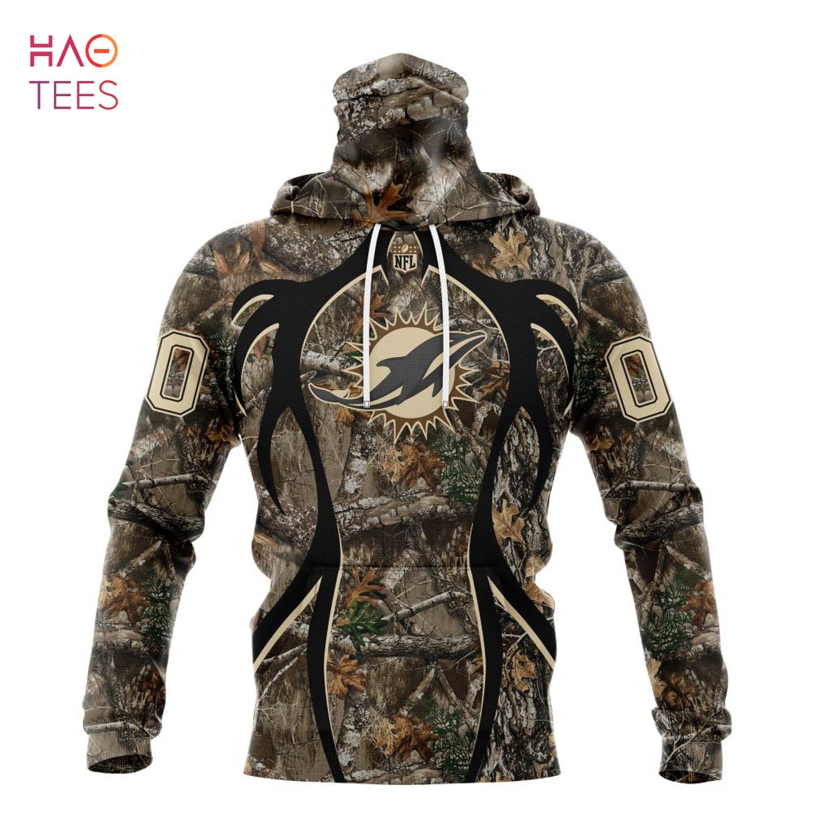BEST NFL Miami Dolphins, Speicla Camo Realtree Hunting 3D Hoodie